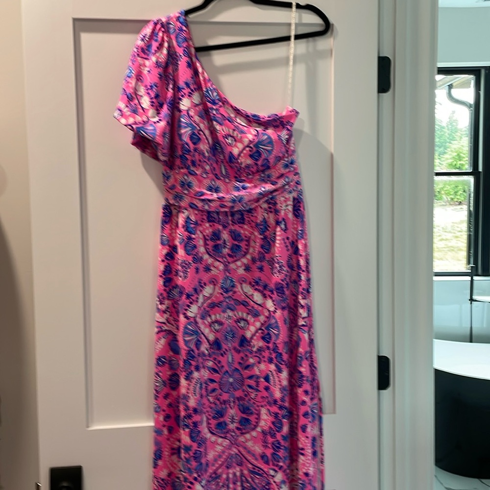 Lilly Solana One Shoulder Maxi